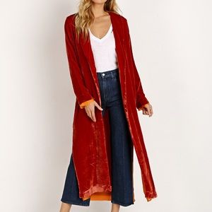 For love and lemons Nadine Velvet coat